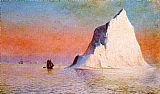 William Bradford Canvas Paintings - Icebergs